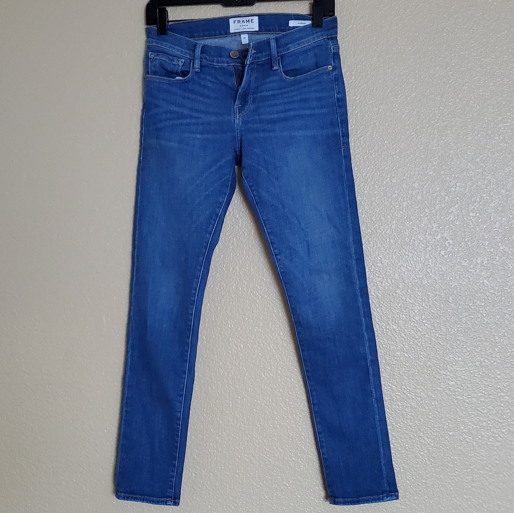 Frame Denim Women's Skinny Jeans in Blue